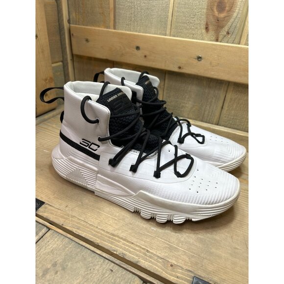 US8 Under Armour SC 3Zer0 2 'White Black' 3020613-103 EU41